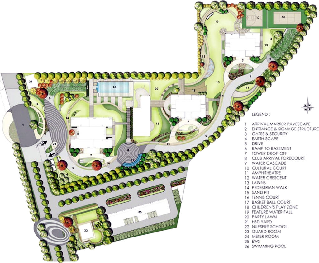 Site Plan Emaar Digi Homes Sector 62 Gurugram