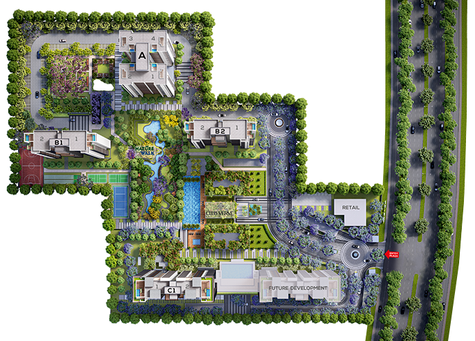 Site Plan Silverglades The Legacy Sector 63A Gurugram